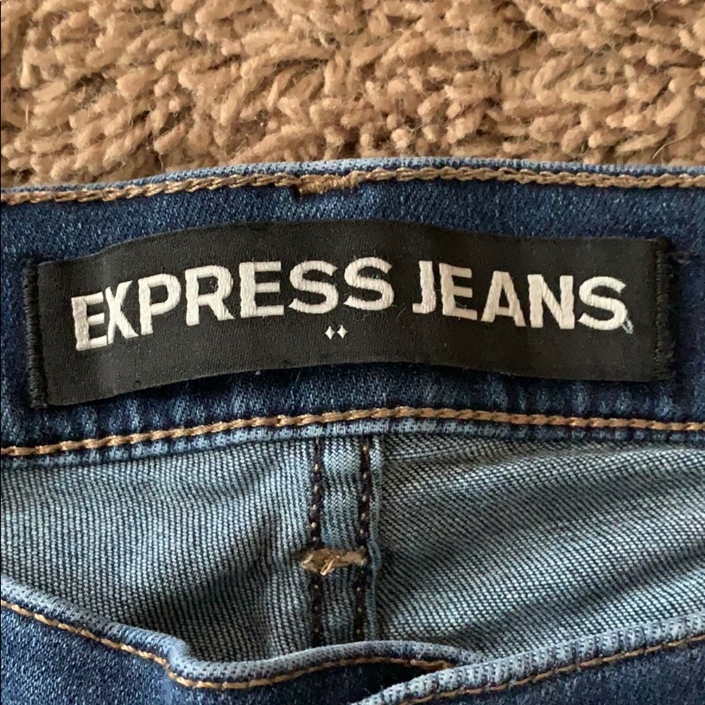 Express Skinny Mid-Rise Jeans